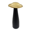 Sagebrook Home 18517-02 Metal, 9" Mushroom Deco, Black/Gold