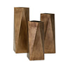 IMAX Worldwide Home Contempo Metal Vases - Set of 3