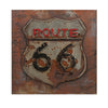 Imax Worldwide Home Route 66 Dimensional Metal Art