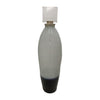 Sagebrook Home 18496-01 Glass, 32" Vase Acrylic Detail, 2-Tone White