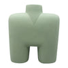 Sagebrook Home 18418-03 Ceramic, 7" Square Shape Vase, Dark Sage