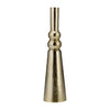 Sagebrook Home 17762 Metal, 21", Abstract Pillar Vase, Gold