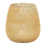Sagebrook Home 80254-04 4" 12 Oz Balsam Fir Beaded Candle, Gold