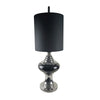 Sagebrook Home Ceramic 48`` Urn Table Lamp, Black/Silver