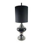 Sagebrook Home Ceramic 48`` Urn Table Lamp, Black/Silver
