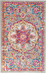 Nourison Passion s Grey/Multi Area Rug