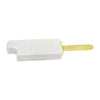 Sagebrook Home 17780-01 Metal/Marble, 13", Bitten Popsicle Deco, White