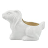 Sagebrook Home 14931-01 7" Rabbit Planter, White