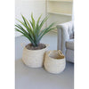 Kalalou CCH1072 Round Seagrass Basket with Handle, Set of 2