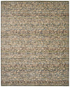 Nourison Rhapsody Transitional Blue/Moss Area Rug