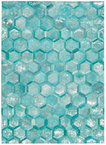 Nourison City Chic Contemporary Turquoise Area Rug