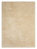 Nourison Yummy Shag Contemporary Bone Area Rug