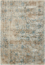 Nourison Desert Skies Transitional Teal Area Rug