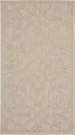 Nourison Palamos Contemporary Cream Area Rug