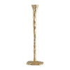 Sagebrook Home 18187-01 Metal, 11" Forged Taper Candleholder, Gold
