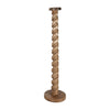 Sagebrook Home 18218-03 Wood, 36" Spiral Floor Pillar Candleholder, Natura