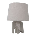 Sagebrook Home 51268 18" Ecomix Elephant Lamp, Beige