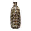 Sagebrook Home 18522-01 Glass, 13" Mosaic Vase, Copper