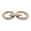 Sagebrook Home 17383-04 21" 3 Wooden Rings, Natural