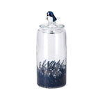IMAX Worldwide Home TY Bluebird Large Art Glass Canister