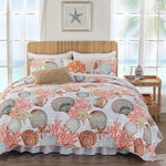 Greenland Home Beach Days GL-2104BMSQ 3-Piece Full/Queen Quilt Set