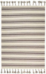 Nourison Rio Vista Contemporary Ivory/Grey Area Rug