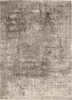 Nourison KI60 Ivory Shore Contemporary Cream/ Silver Area Rug