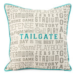Imax Worldwide Home TY Tailgate Soft Blue Accent Pillow