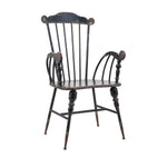 IMAX Worldwide Home Trenton Black Metal Arm Chair