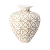 IMAX Worldwide Home Kelsang Short Earthenware Vase