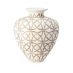 IMAX Worldwide Home Kelsang Short Earthenware Vase