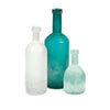 IMAX Worldwide Home Russell Handblown Glass Bottles - Set 3