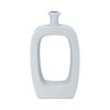 Sagebrook Home 13903-19 Ceramic, 14" Vase W/Cutout, Blue
