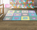 Flagship Carpets FA1364 Soft Animal Blocks Rectangular Carpet