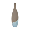 Sagebrook Home 18629-01 Ceramic, 11" Half Dipped Vase, Blue