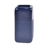 Sagebrook Home 17867-19 Ceramic, 12" Squared Grooved Vase, Navy Blue