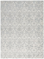 Nourison Sahara Transitional Ivory/Silver Area Rug