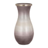 Sagebrook Home 18616-02 Glass, 18" Vase With Metal Rim, Multi