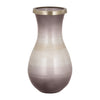 Sagebrook Home 18616-01 Glass, 13" Vase With Metal Rim, Multi