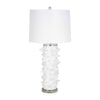 Sagebrook Home 51238-01 Ceramic 31" Spikey Table Lamp, White
