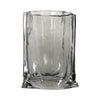 Sagebrook Home 18563-01 Glass, 9" Paper Bag Vase, Smoke
