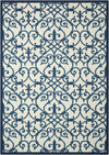 Nourison Home & Garden Transitional Blue Area Rug