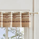 Southwestern Style Valance – Phoenix Tan with Brushed Microfiber Fabric