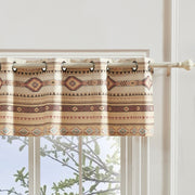 Southwestern Style Valance – Phoenix Tan with Brushed Microfiber Fabric