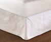 Greenland Home Diamond Quilted White Twin Bed Skirt 18``