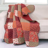Greenland Home Country Fair Red Throw, 50x60 Inches