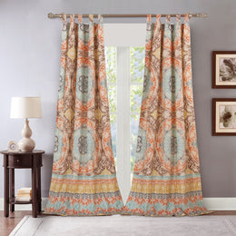 Greenland Home Olympia Multi Panel Pair, 84x84 Inches
