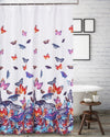 Greenland Home Mariposa Multi Shower Curtain, 72x72 Inches