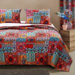 Greenland Home Indie Spice  King Quilt Set, 3-Piece