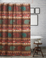 Greenland Home Canyon Creek Multi Shower Curtain, 72x72 Inches